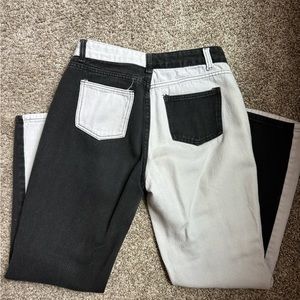 Two Color Jeans - Retro inspired design, 70s inspired jeans, Groovy Jeans